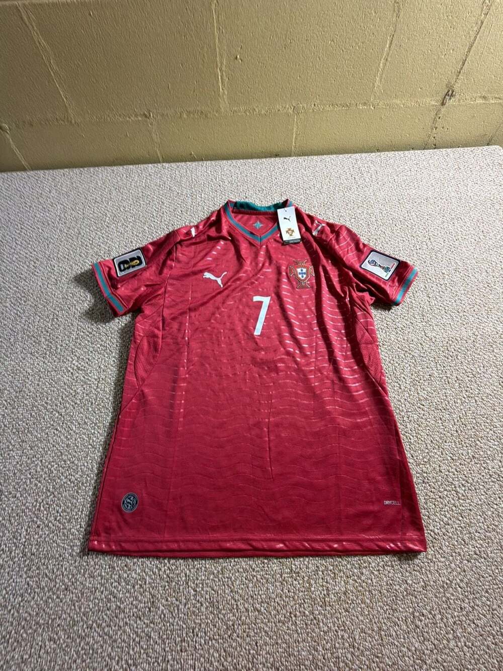 Puma Portugal Cristiano Ronaldo 7 Home Jersey Size 2XL Red